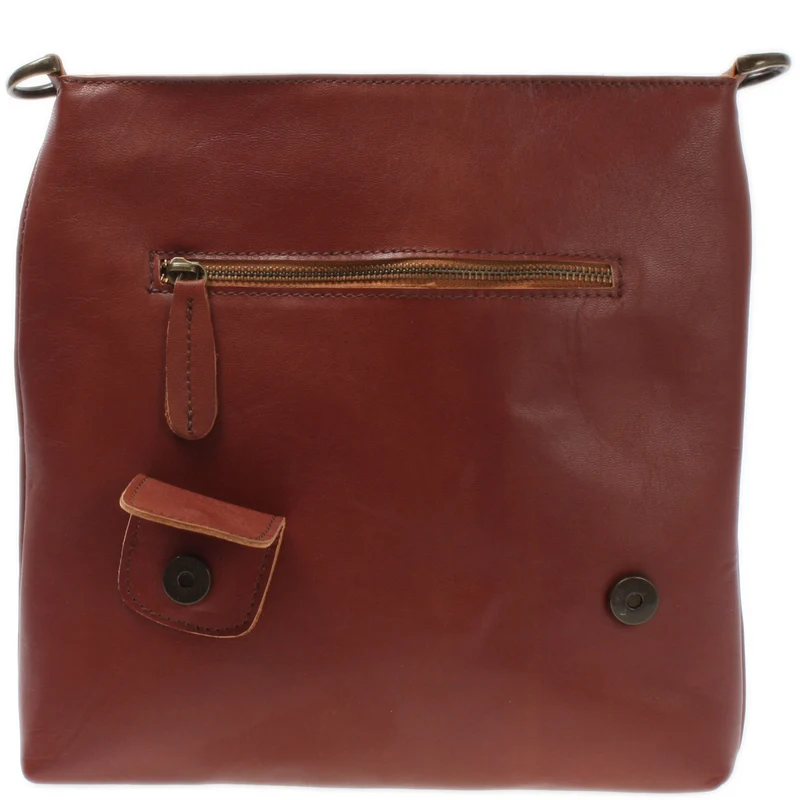 Umhängetasche Ledertasche Schultertasche Leder rotbraun LE3027