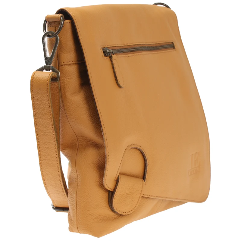 Umhängetasche Ledertasche Damen Schultertasche Leder senf LE3073