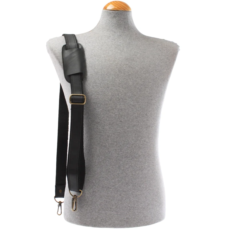 Trageriemen Leder schwarz 150cm LEC-R2