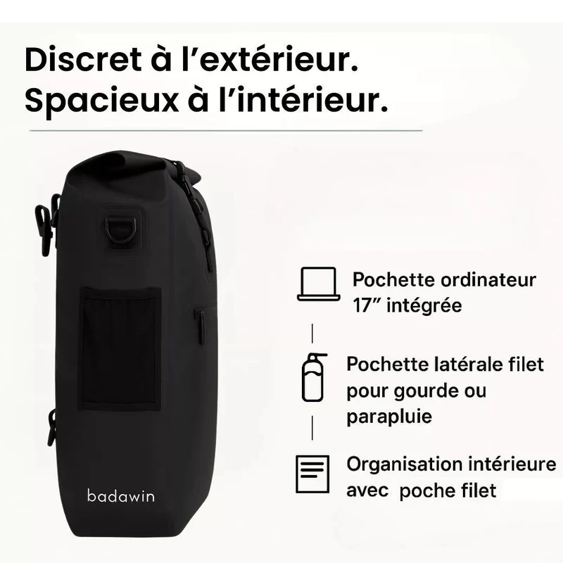 2-in-1 Fahrradtasche Hind Blau