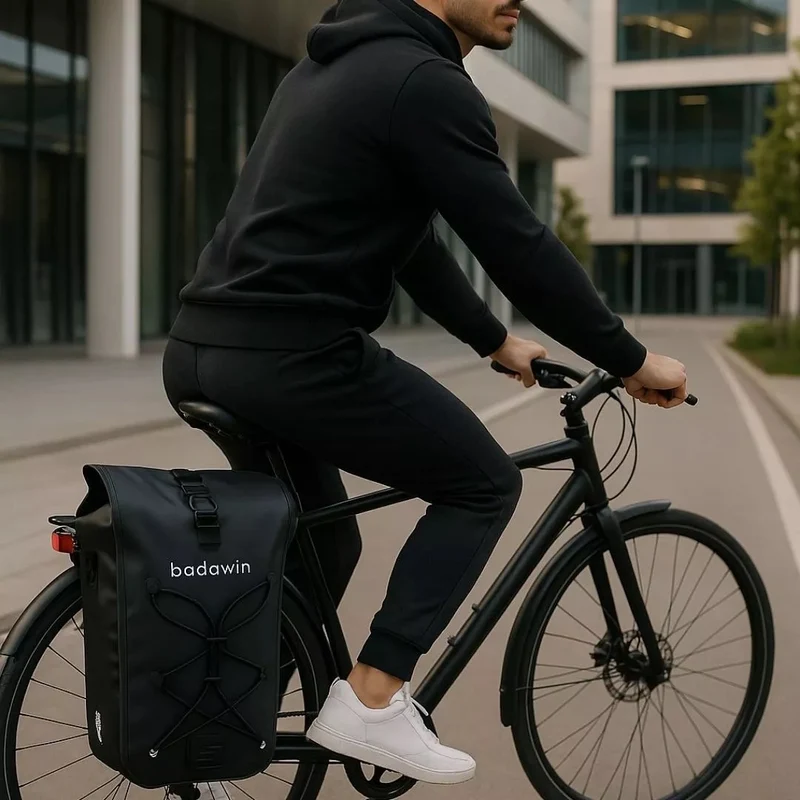 2-in-1 Fahrradtasche Hind Schwarz