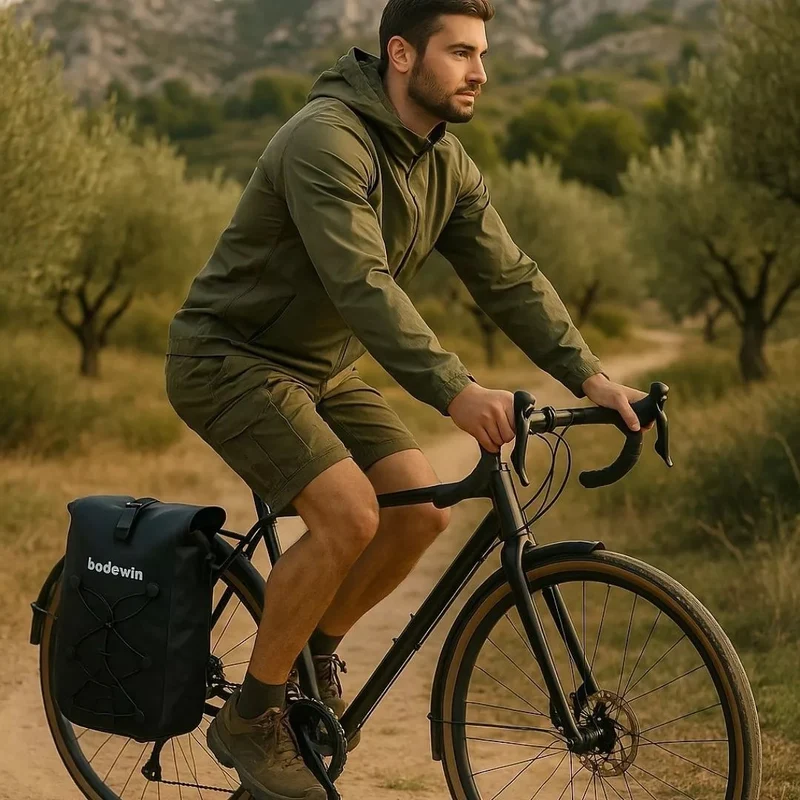 2-in-1 Fahrradtasche Hind Schwarz