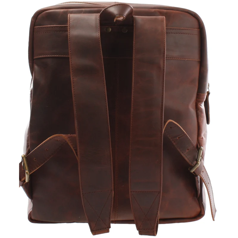 Lederrucksack Freizeitrucksack Wanderrucksack Leder braun LE1018