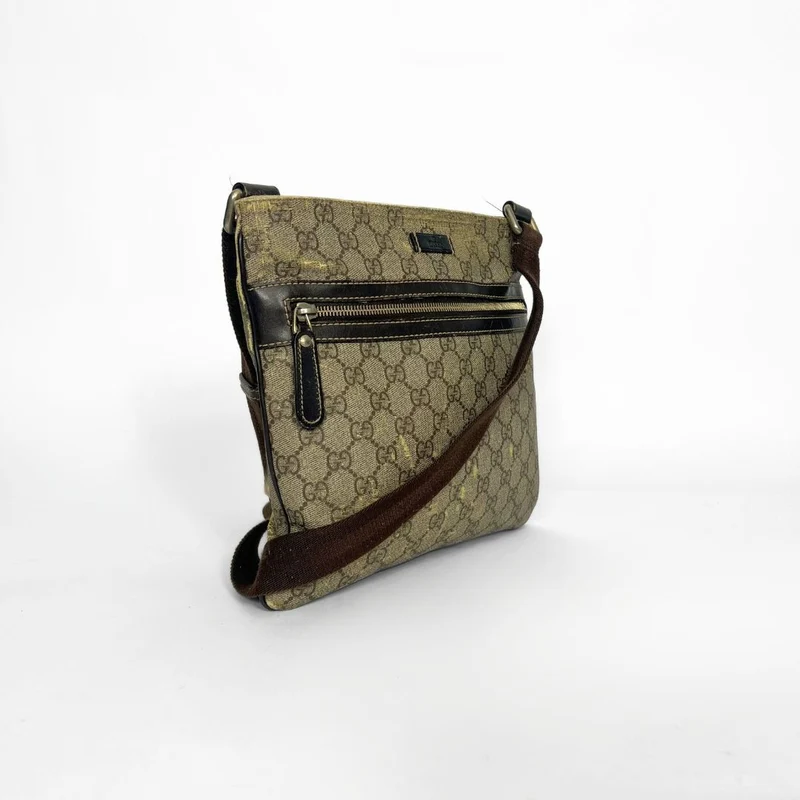 Gucci Umhängetasche mit Monogramm-Leinwand