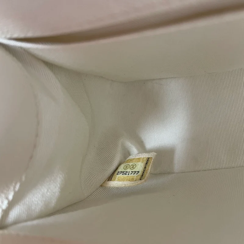 Chanel Medium Le Boy Bag Caviar White 2019
