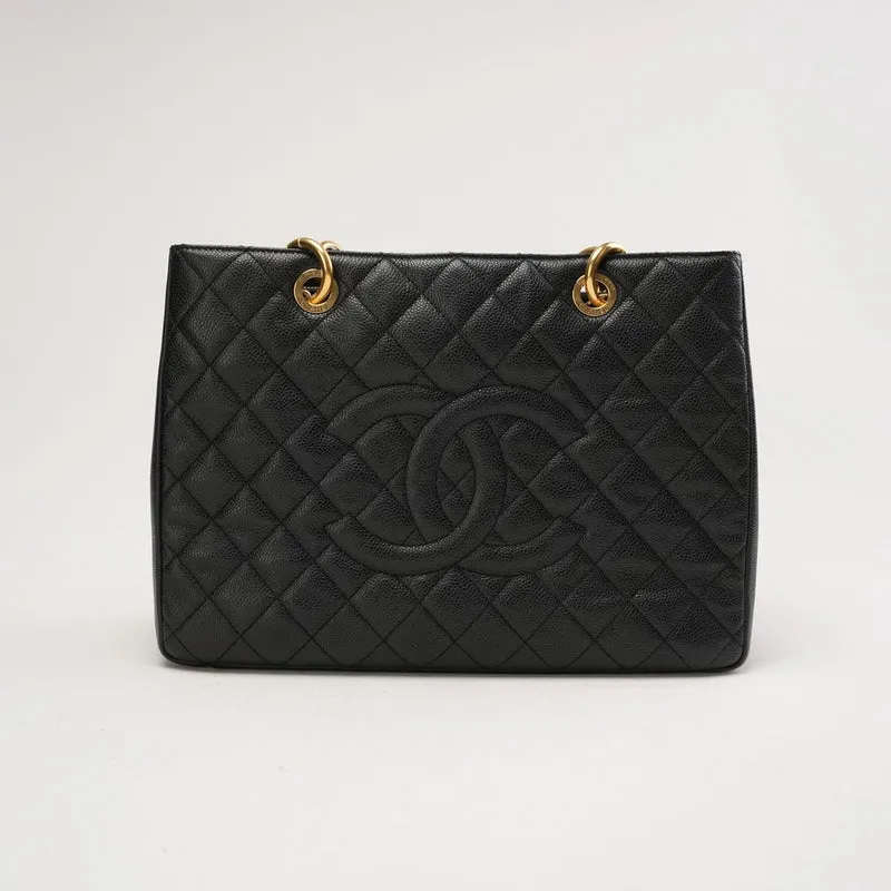 Chanel Grand Shopping Tote (GST) Caviar Black 2014