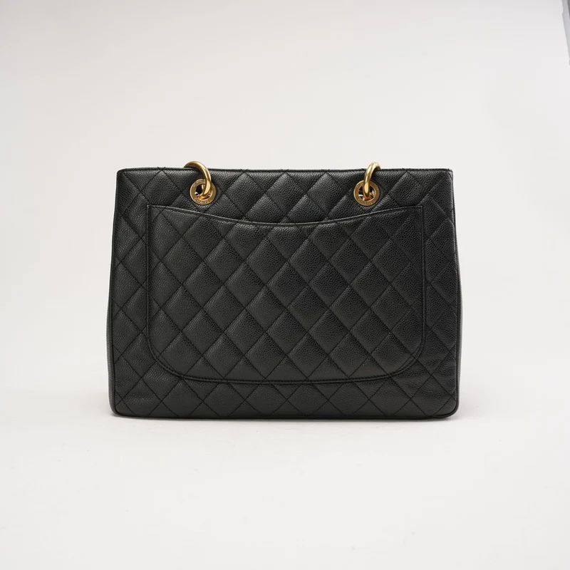 Chanel Grand Shopping Tote (GST) Caviar Black 2014