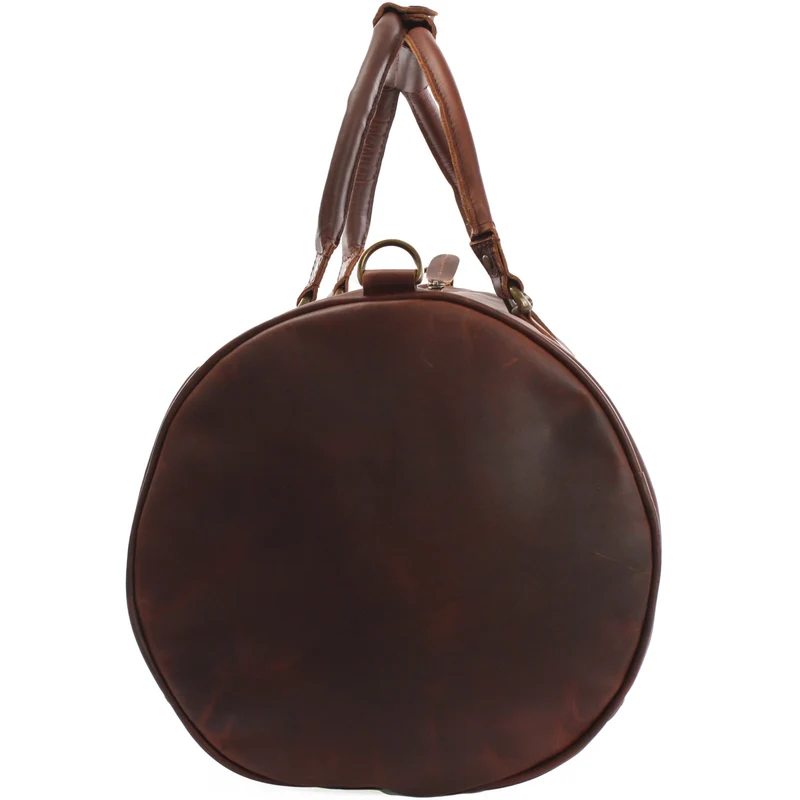 Weekender Reisetasche Sporttasche vintage Leder 53cm braun LE2004