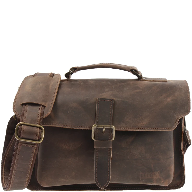 kleine Umhängetasche Schultertasche Damen Herren Leder schlamm LE3023