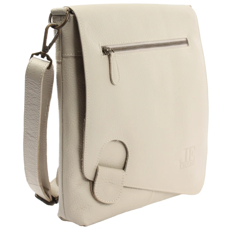Umhängetasche Ledertasche Damen Schultertasche Leder beige LE3073