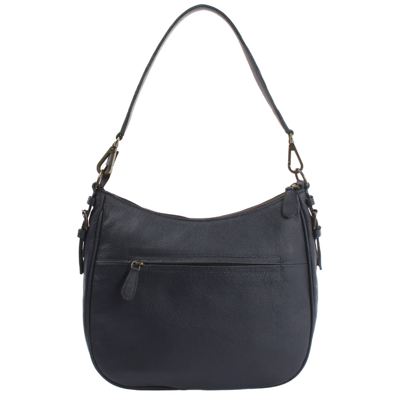 Schultertasche Ledertasche Damentasche Leder navy LE0063