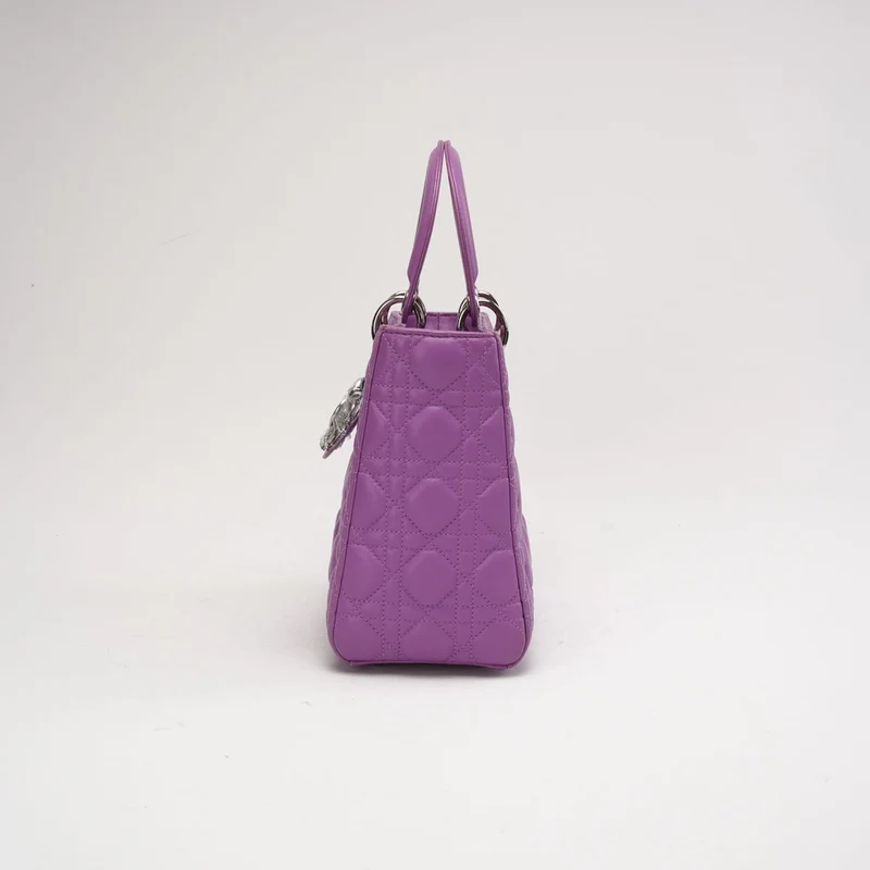 Dior Lady Medium Lamb Purple 2014