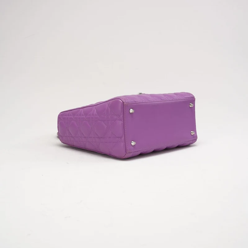 Dior Lady Medium Lamb Purple 2014