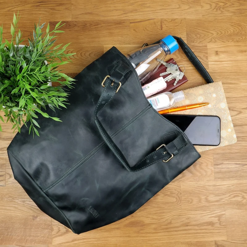 Henkeltasche Ledertasche Damentasche Leder grau LE0033
