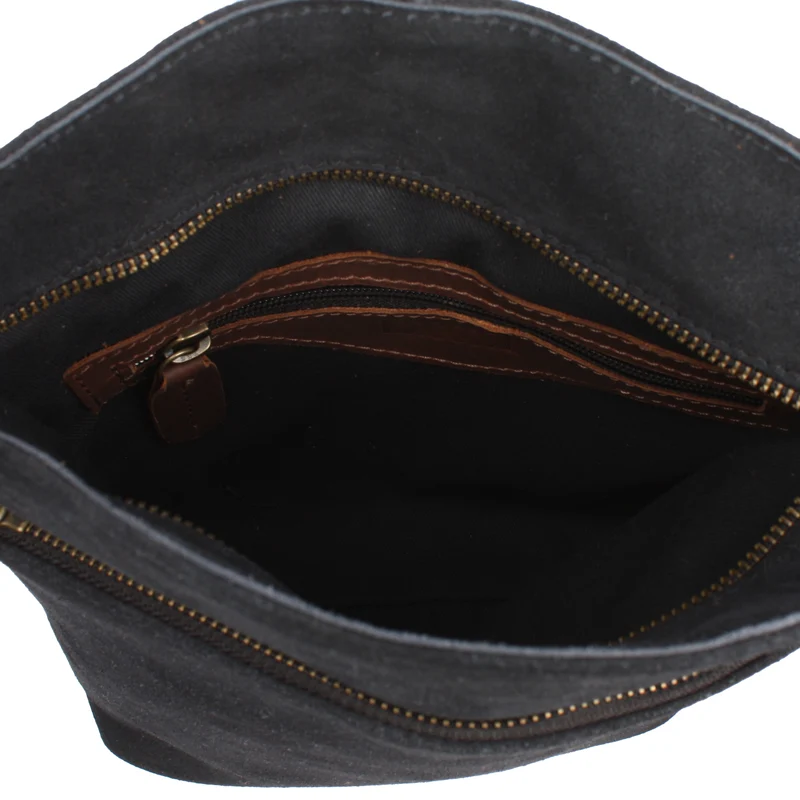 kleine Umhängetasche Schultertasche Freizeittasche Wildleder anthrazit LE3049