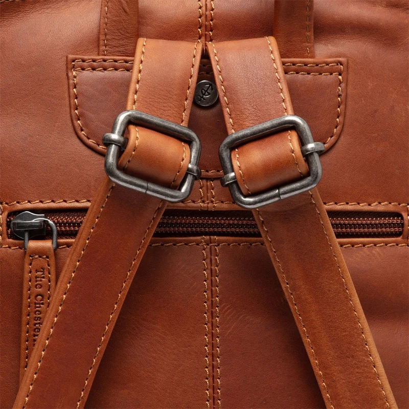 The Chesterfield Brand | Leder Rucksack Linford Cognac | Wax Pull Up Leder