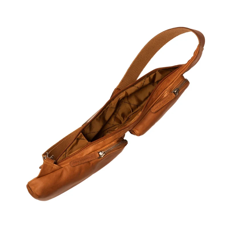 The Chesterfield Brand | Leder Crossbody Logan Cognac | Wax Pull Up Leder