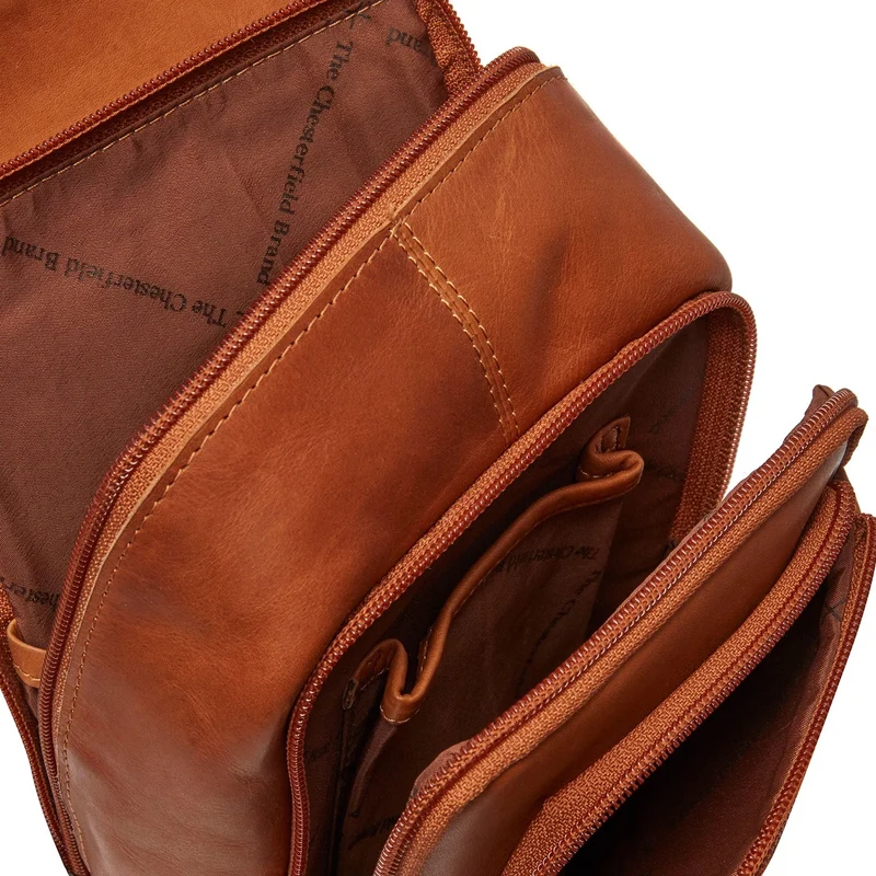 The Chesterfield Brand | Leder Crossbody Riga Cognac | Wax Pull Up Leder