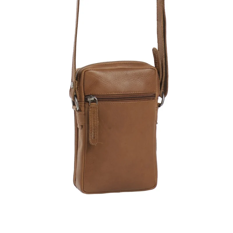 The Chesterfield Brand | Leder Umhängetasche Hamilton Cognac | Wax Pull Up Leder