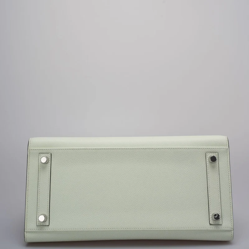 Teil 2: Hermes Birkin Sellier 30 Tasche aus Vert Fizz Epsom-Leder mit Palladium-Beschlägen aus dem Jahr 2023