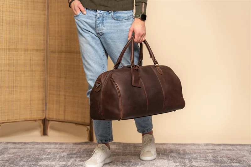 The Chesterfield Brand | Weekender William | Wax Pull Up Leder | Braun