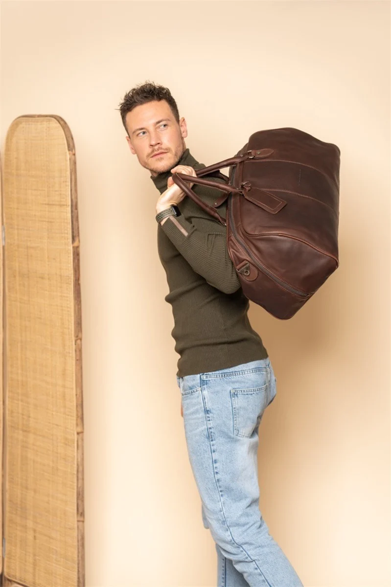 The Chesterfield Brand | Weekender William | Wax Pull Up Leder | Braun