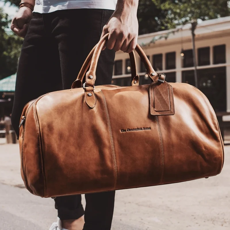 The Chesterfield Brand | Weekender William | Wax Pull Up Leder | Cognac