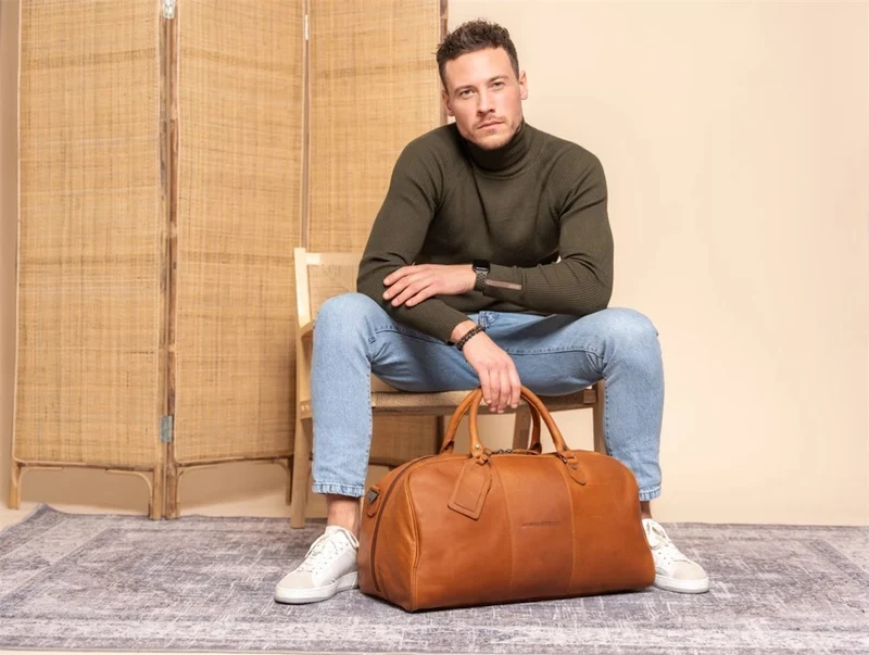 The Chesterfield Brand | Weekender William | Wax Pull Up Leder | Cognac