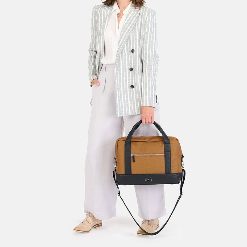 URBAN BRIEFCASE - toffee