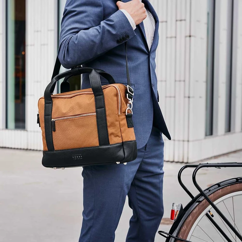 URBAN BRIEFCASE - toffee