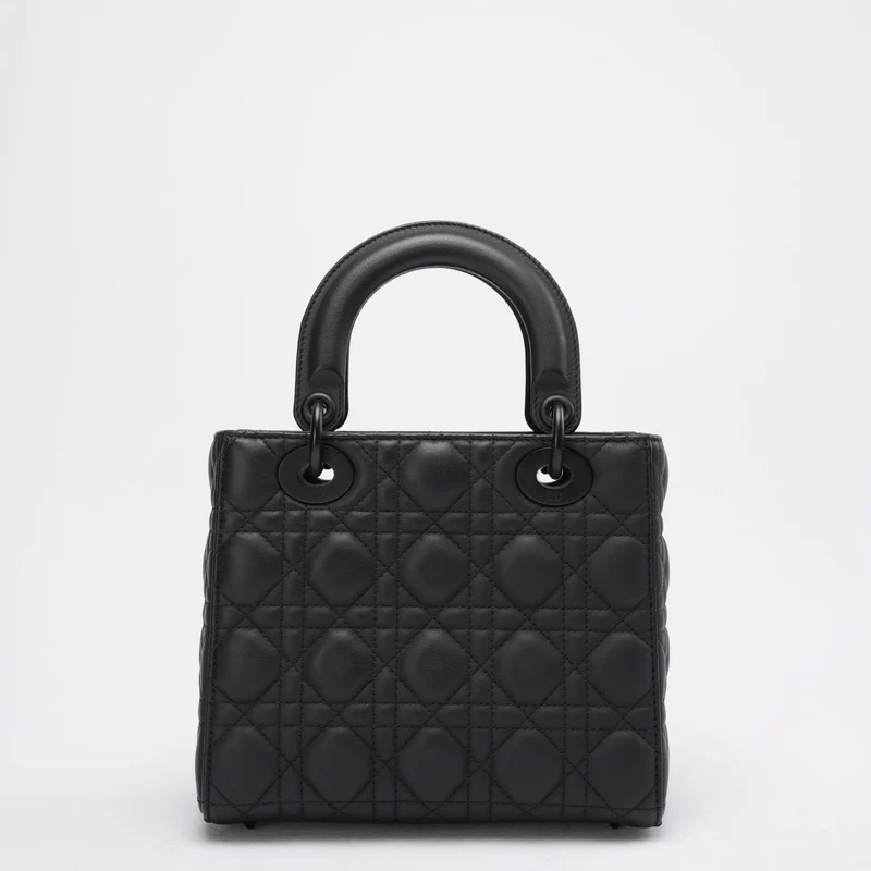 Christian Dior Lady Dior Kleine Matte Schwarze Tonale Tasche 2021