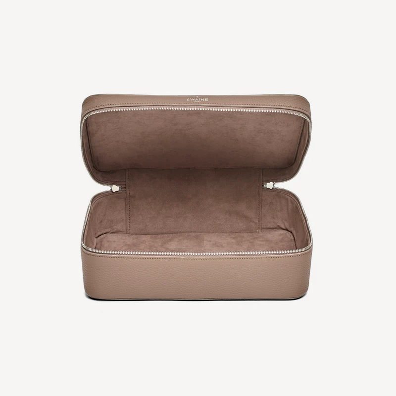 Großer Kosmetikkoffer – Taupe