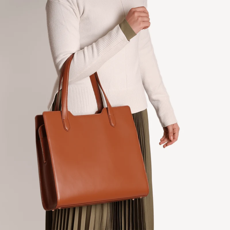 Swaine Tote - Cognac