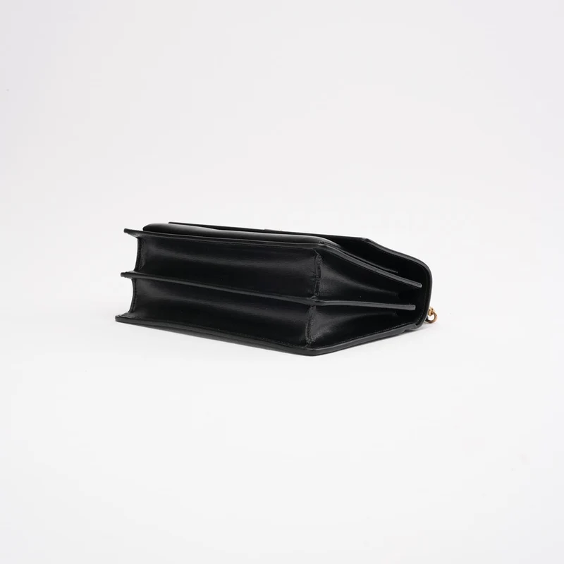 Saint Laurent Schwarzes Kalbsleder Medium Monogram Sunset 2019