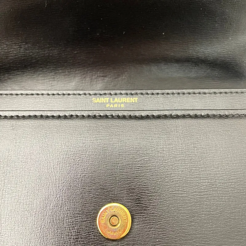 Saint Laurent Schwarzes Kalbsleder Medium Monogram Sunset 2019