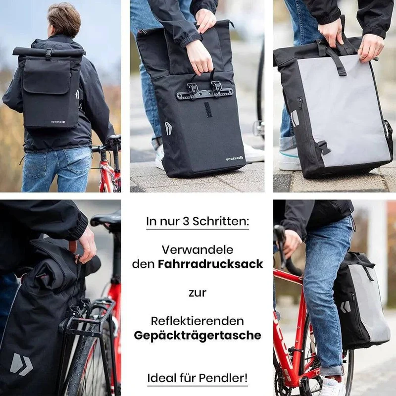 "Urban Create" 2-in-1 Fahrradtasche