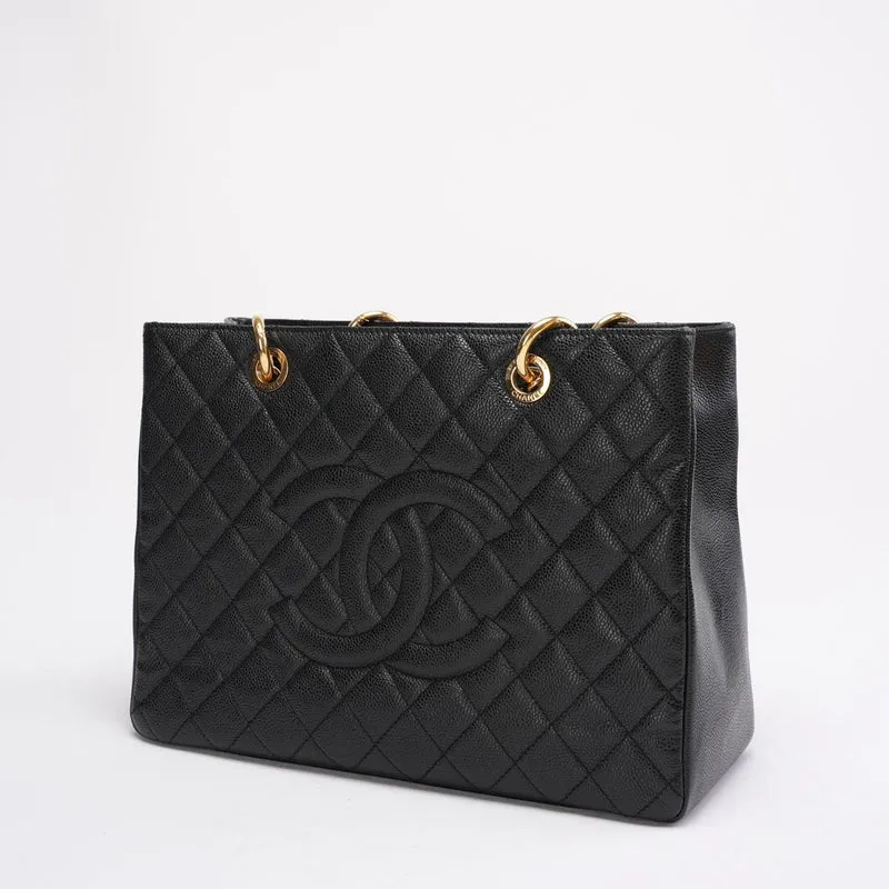 Chanel Shopping Tote GST Caviar Schwarz 2013