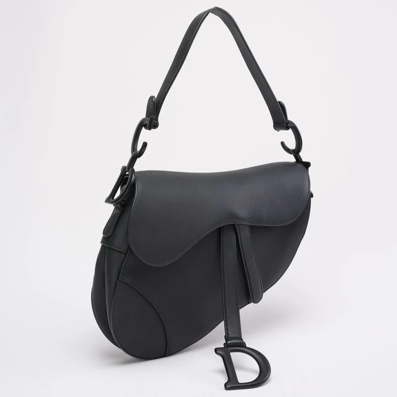 Christian Dior Saddle Bag Schwarz Ultramatte 2022