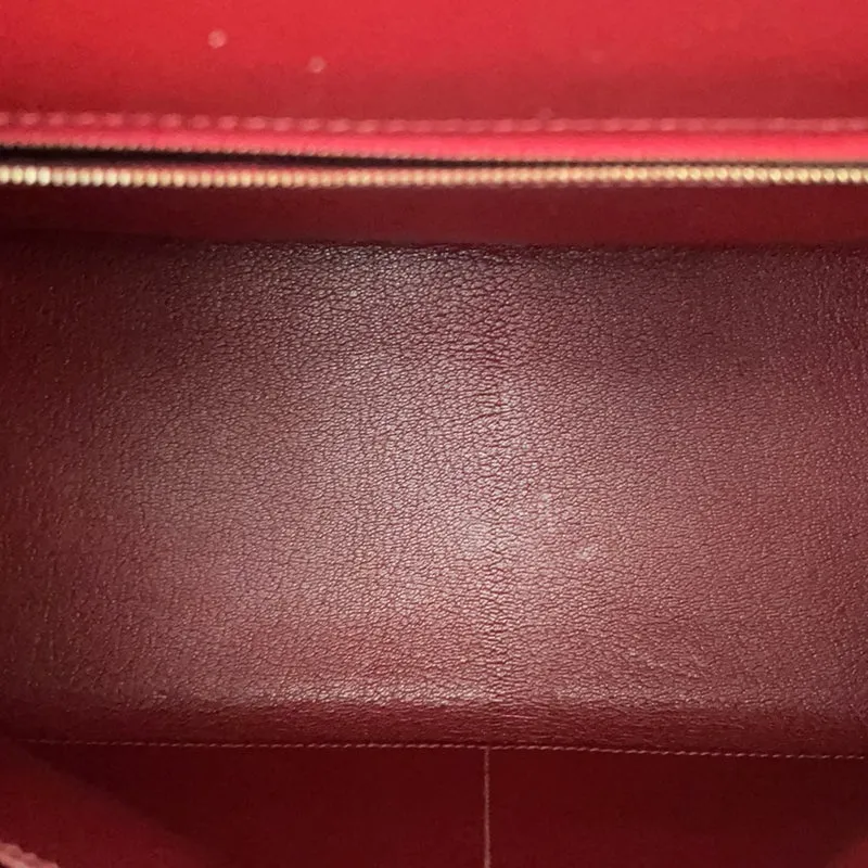 Hermès Vintage Burgunderrot Kelly Sellier 32 Box Leder 1994