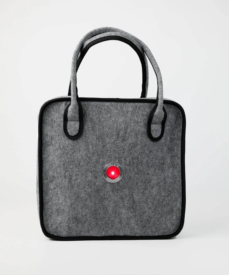 JULIETT Henkeltasche aus Filz - grau