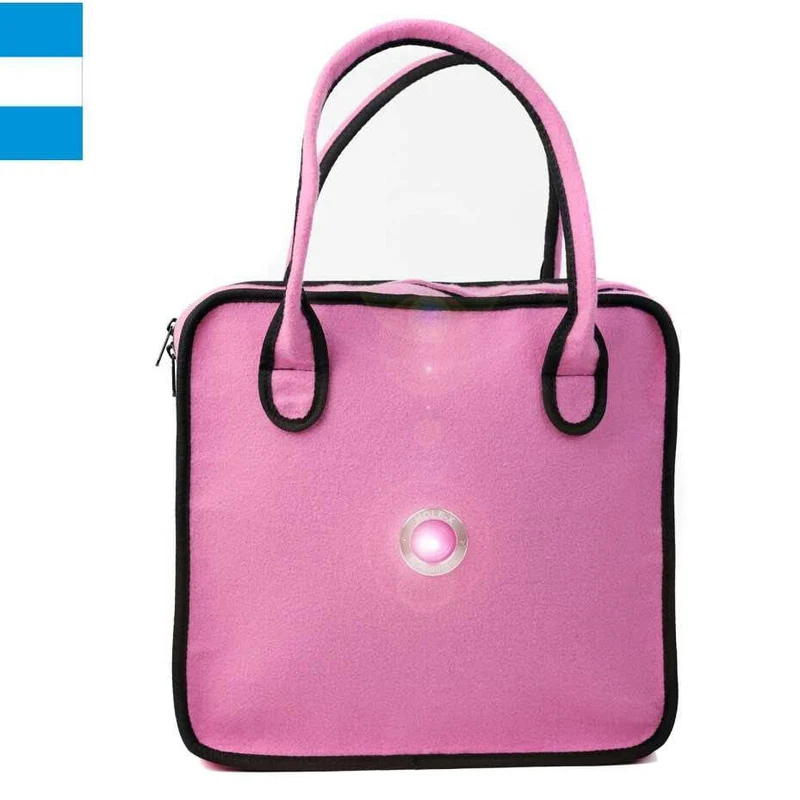 JULIETT Henkeltasche aus Filz - rosa