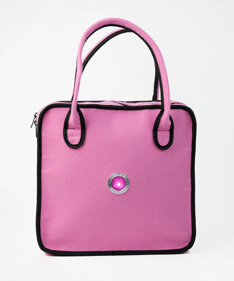 JULIETT Henkeltasche aus Filz - rosa