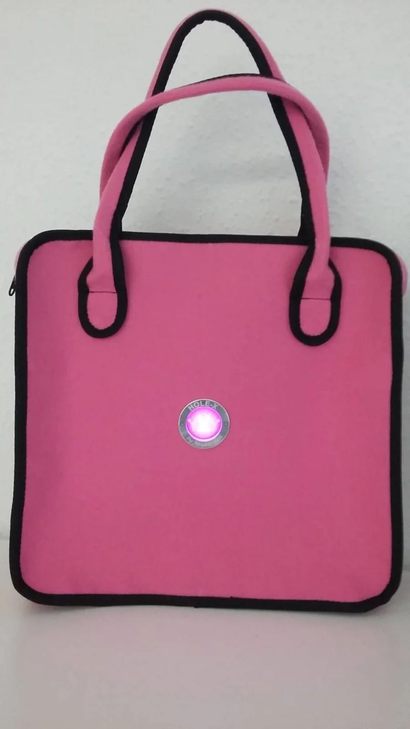 JULIETT Henkeltasche aus Filz - rosa