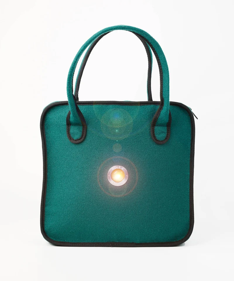 JULIETT Henkeltasche aus Filz - grün