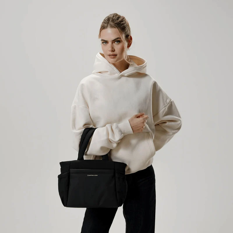 Kapten & Son Shopper Tasche HELLVI CLOUD SMALL ALL BLACK
