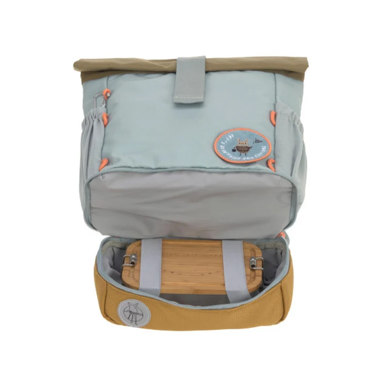 Lässig Mini Rolltop Backpack Kindergartenrucksack Nature - Variante: hellblau