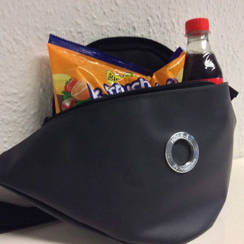 YANKEE Bauchtasche aus LKW-Plane - schwarz