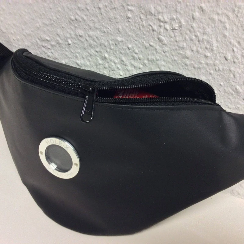 YANKEE Bauchtasche aus LKW-Plane - schwarz