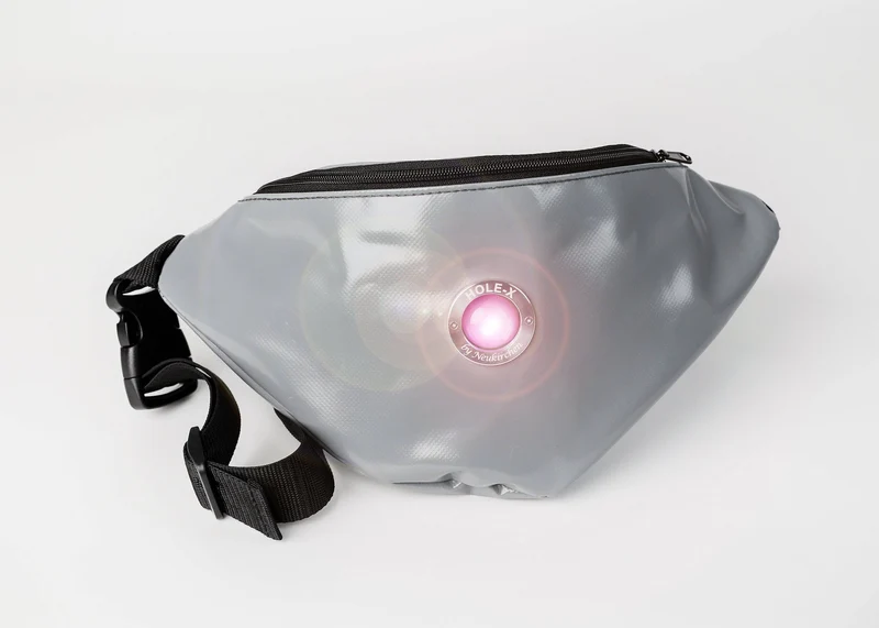 YANKEE Bauchtasche aus LKW-Plane - grau