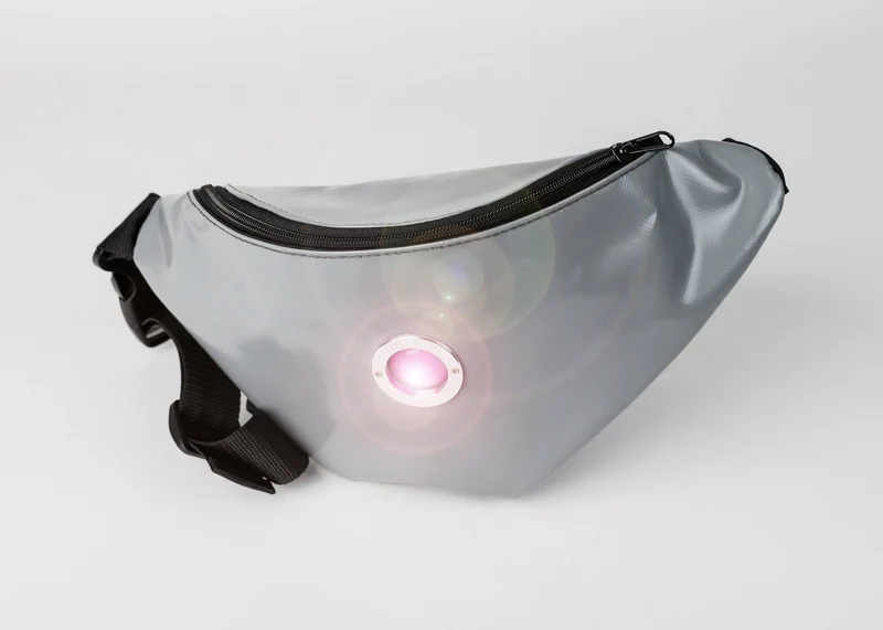 YANKEE Bauchtasche aus LKW-Plane - grau